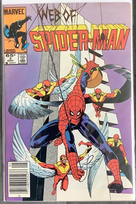 Web of Spider-Man #2 Newsstand Edition (1985, Marvel) NM+