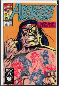 Avengers West Coast #72 (1991) West Coast Avengers / Avengers West Coast [Key...