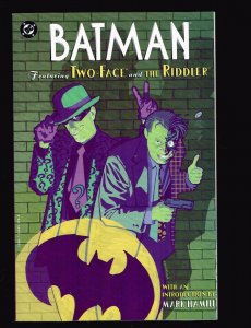 Batman: Featuring Two-Face and the Riddler ~ Mark Chiarello cvr ~ (9.2) 1995 WH