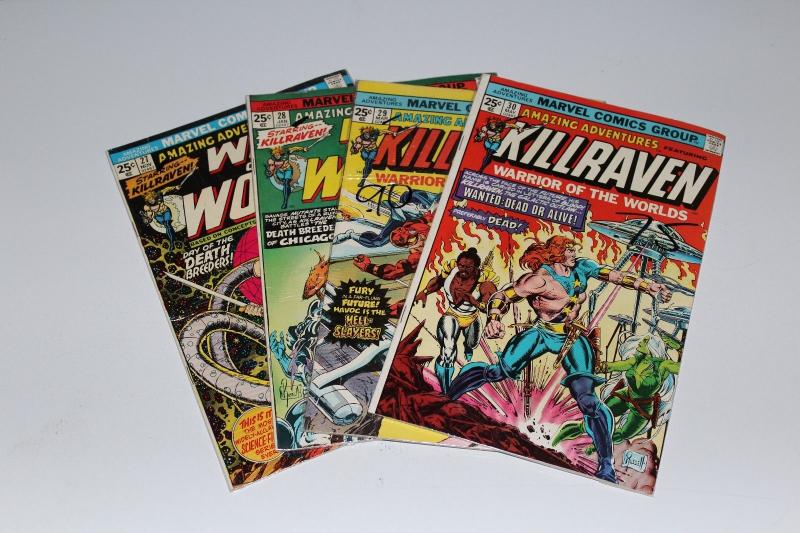 Marvel Amazing Adventures Lot of 4 - KILLRAVEN / WAR WORLDS #27-30 F/VF (HX584)