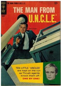 MAN FROM UNCLE (1965-1969 GOLD KEY) 5 VG PHOTOCOVER: