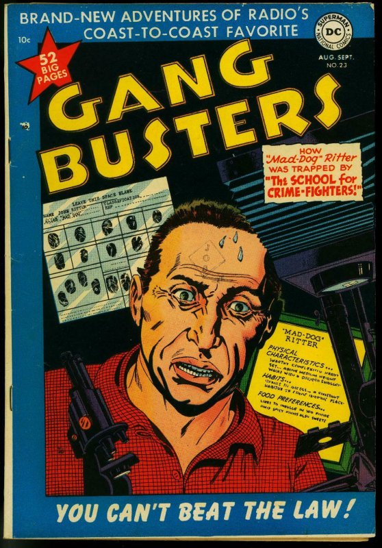 Gang Busters #23 1951-DC Comics- Peter Porkchops- Golden Age VF 