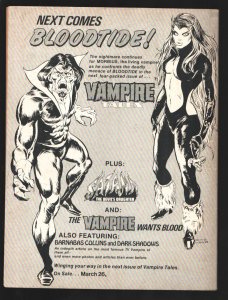 Vampire Tales #4 1974-Boris Vallejo cover-First Lilith appearance-Doug Moench...
