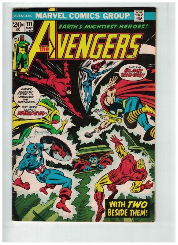 AVENGERS 111 VG-FN May 1973