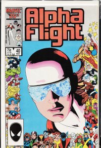 Alpha Flight #40 (1986) Alpha Flight