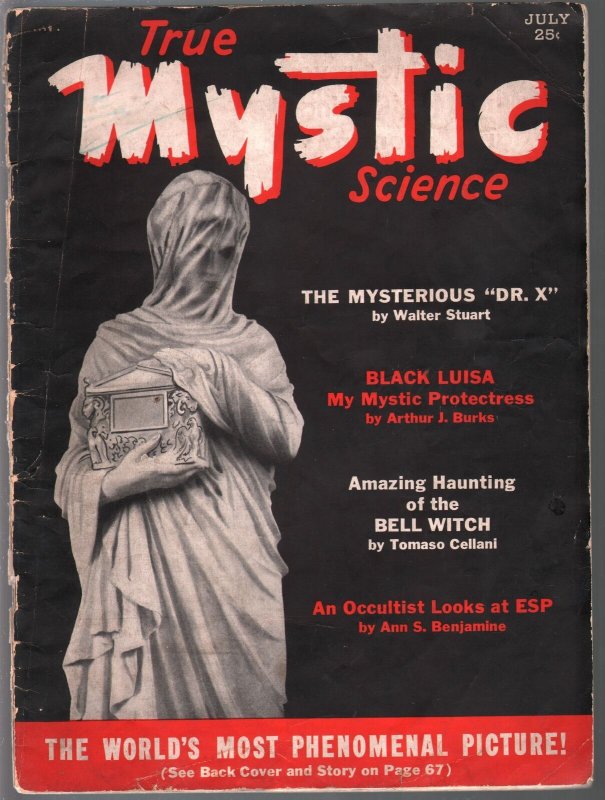 True Mystic Scene 7/1959-ESP-Mysterious :Doctor X-occultist-VG-