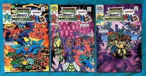 Mighty Mutanimals LOT #1-3 - Gary Fields, Ryan Brown Art. (7.5/8.0) 1991