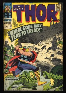 Thor #132 VG+ 4.5 1st Appearance Ego The Living Planet!