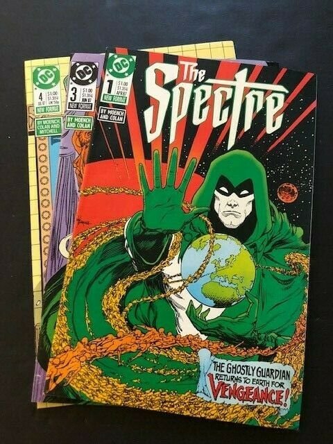 LOT OF 3-DC THE SPECTRE 2nd series #1,3-4  VF/NM (PF976)