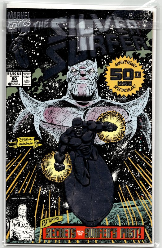 Silver Surfer #50 Third Print Cover (1991) Silver Surfer
