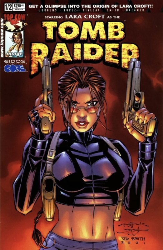 Tomb Raider Lot  #½ (2001) and 6 different #1 Covers 7 book lot