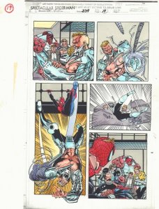 Spectacular Spider-Man #234 p.14 Color Guide Art - Ben Reilly by John Kalisz