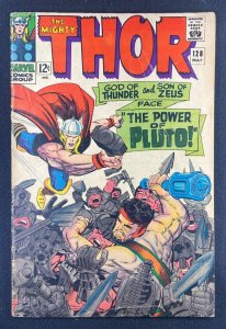 Thor (1966) #128 VG (4.0) Pluto Classic Jack Kirby Hercules Cover 1st App Titans