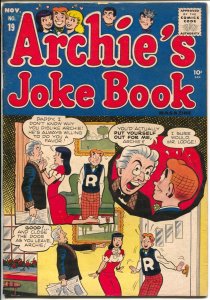 Archie's Joke Book #19 1955-Betty-Veronica-Bob Montana-pin-ups-FN