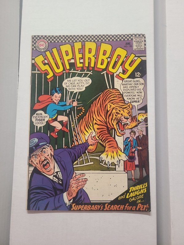 Superboy #130, #133, #139 (Coverless) Vol 1 Lot - Vintage 1966-67 DC Comics