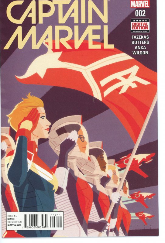 Captain Marvel 2 (2016 series) 9.0 (our highest grade)