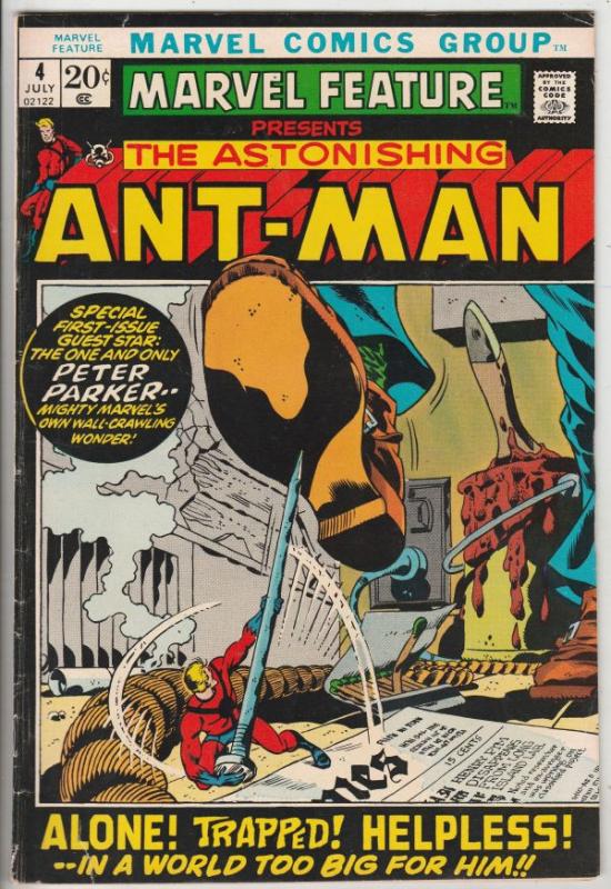 Marvel Feature presents Ant-Man, The Astonishing #4 (Jul-72) FN+ Mid-High-Gra...