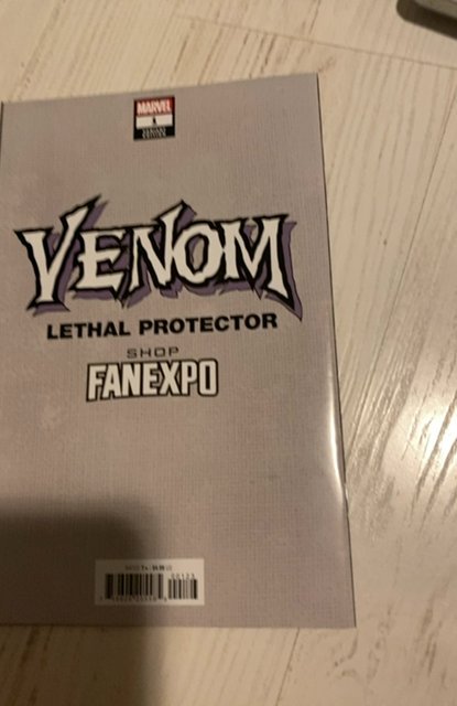 Venom Lethal protector #1 fan expo virgin variant Paulo siqueira