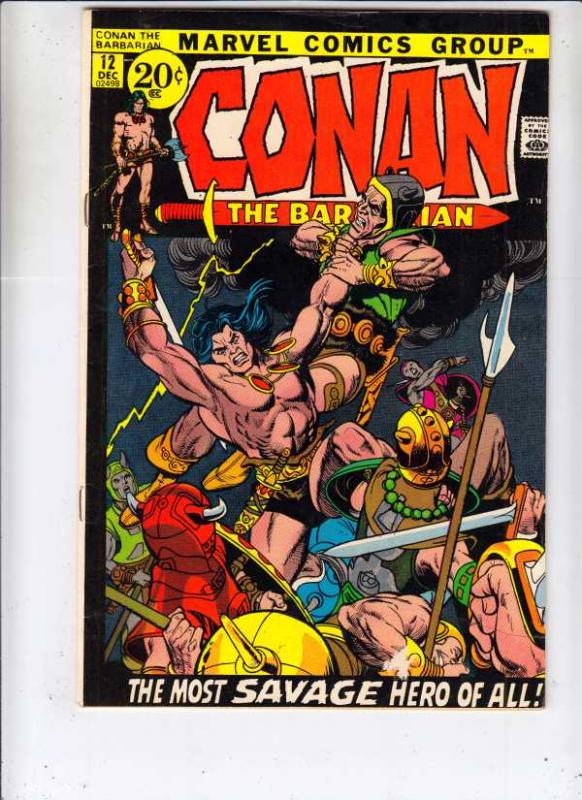 Conan the Barbarian #12 (Dec-71) VF/NM High-Grade Conan the Barbarian