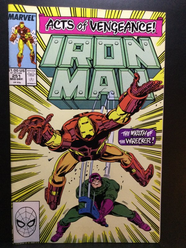 Iron Man #251 Direct Edition (1989)