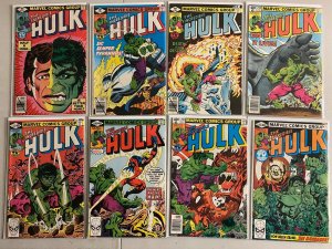 Incredible Hulk lot #241-299 + Ann. Marvel 1st Ser. (avg 5.5) 44 diff (1979-'84)