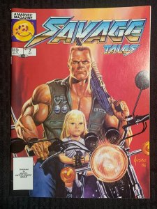 1986 SAVAGE TALES Magazine #7 FVF 7.0 Gray Morrow / Sam Glanzman