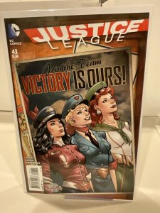 Justice League 43  Bombshell Variant!  2015  9.0 (our highest grade)