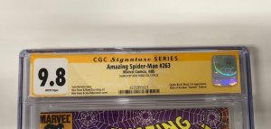 Amazing Spider-Man (1985) # 263 (CGC 9.8 SS) Signed Rob Frenz • Census = 13