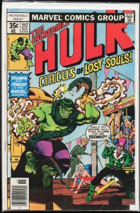 The Incredible Hulk #217 (1977) Hulk