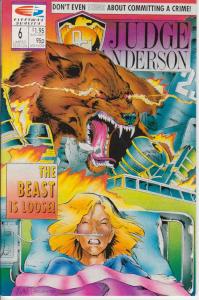 Psi-Judge Anderson #6 VF ; Fleetway Quality
