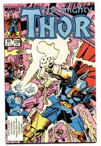 THOR #339-Marvel comic book BETA RAY BILL-1st Stormbreaker NM-