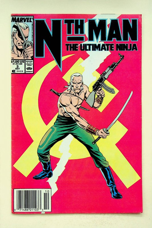Nth Man: The Ultimate Ninja #3 (Oct 1989, Marvel) - Very Good