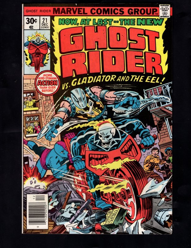 Ghost Rider #21 (VG) 1976 GLADIATOR Appearance