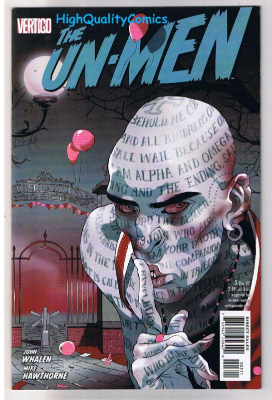 UN-MEN #3, VF/NM, Circus, Freaks, John Whalen, 2007, more Vertigo in store