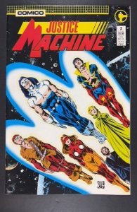 Justice Machine #2 Newsstand Edition (1987)