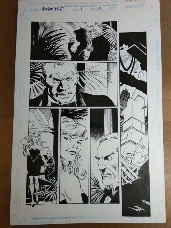 Original Art: Steve Epting & Mark Prudeaux - Bishop X.S.E. #1 pg 12