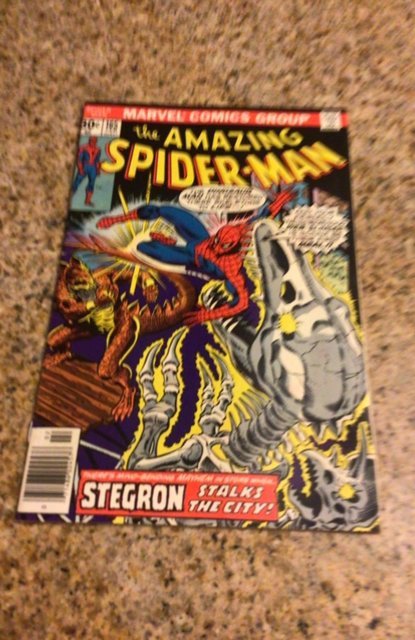The Amazing Spider-Man #165 (1977) NM- High-Grade Stegron key! Lynchburg CERT!