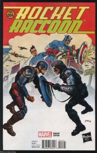 Rocket Raccoon #4 Hasbro Variant Comic Book 2014 - Marvel
