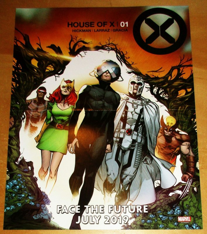 House Of X Folded Mini Promo Poster 10 x 13 (Marvel, 2019) New!