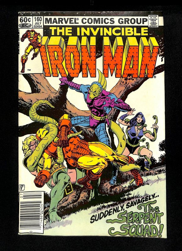 Iron Man #160 Newsstand Variant