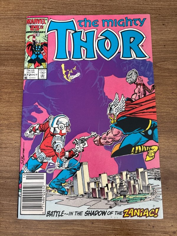Mighty Thor # 372 NM Marvel Comic Book Odin Loki Asgard Sif 8 J314
