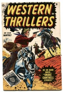 Western Thrillers #4 1955- Snake Cantrell Strikes VG/F