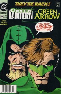Green Lantern (3rd Series) #47 (Newsstand) VF/NM ; DC | Green Arrow
