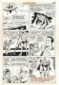 Action Comics #501 p.17 - Superman with Babes 1979 art by Kurt Schaffenberger