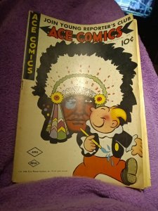 Ace Comics #85 1944 Golden Age Blondie The Phantom Prince Vallient Tillie Toiler