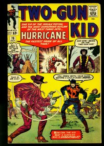 Two-Gun Kid #70 1964- Marvel Western- Jack Kirby- 1st Hurricane - VG-