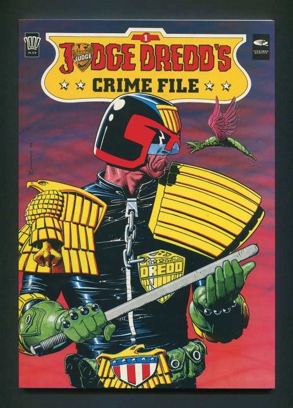 Judge Dredd Crime File #1  TPB  / VFN/NM  /  August 1989