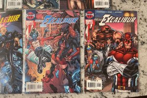 7 New Excalibur Marvel Comic Books # 1 2 3 4 5 6 7 X-Men Wolverine Storm J904 