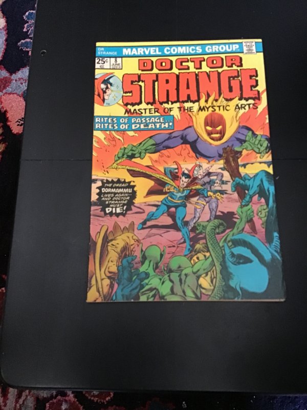 Doctor Strange #8 (1975) Dormammu cover! Silver dagger! High grade! VF/NM Wow