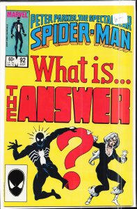 The Spectacular Spider-Man #92 (1984) Spider-Man